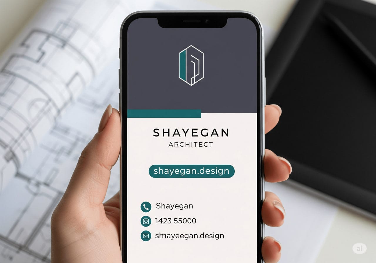 اتصال دامنه اختصاصی به کارت ویزیت دیجیتال